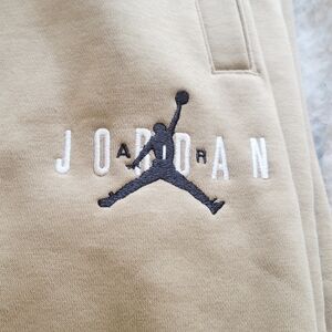 Jordan Men's Khaki Jumpman Embroidered Sweatpants